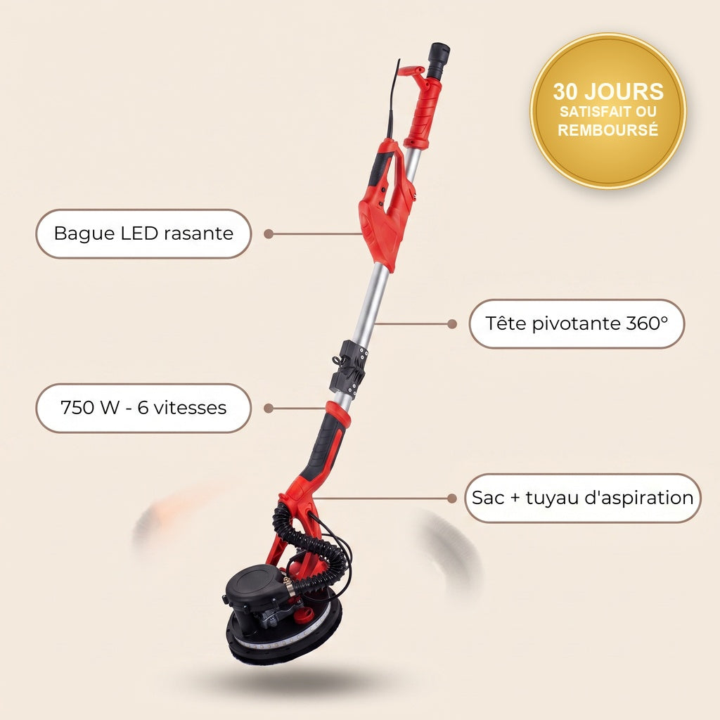 Ponceuse Girafe Murale à LED 850 W
