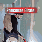 Ponceuse Girafe Murale à LED 850 W