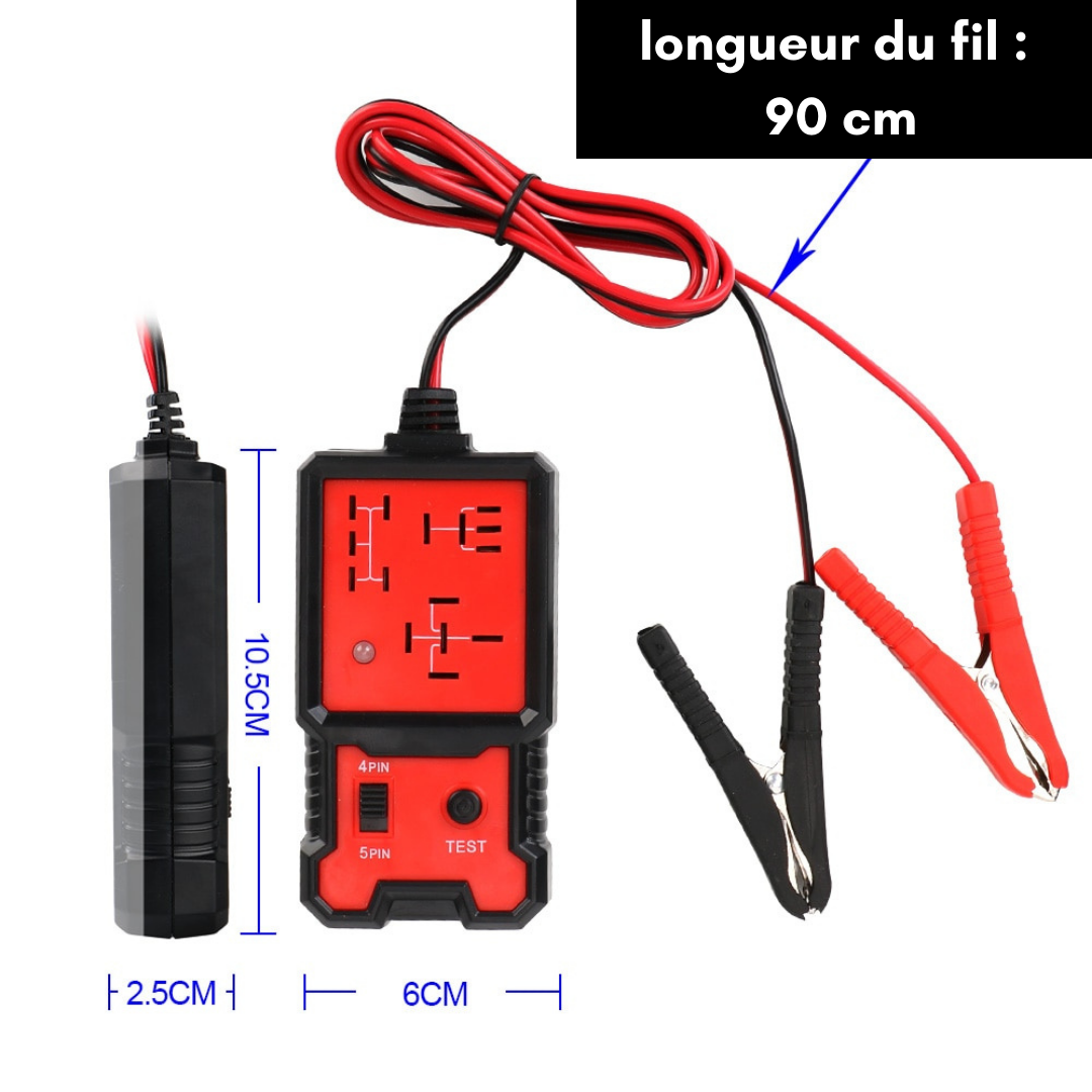 Testeur de Relais Automobile 12V/24V