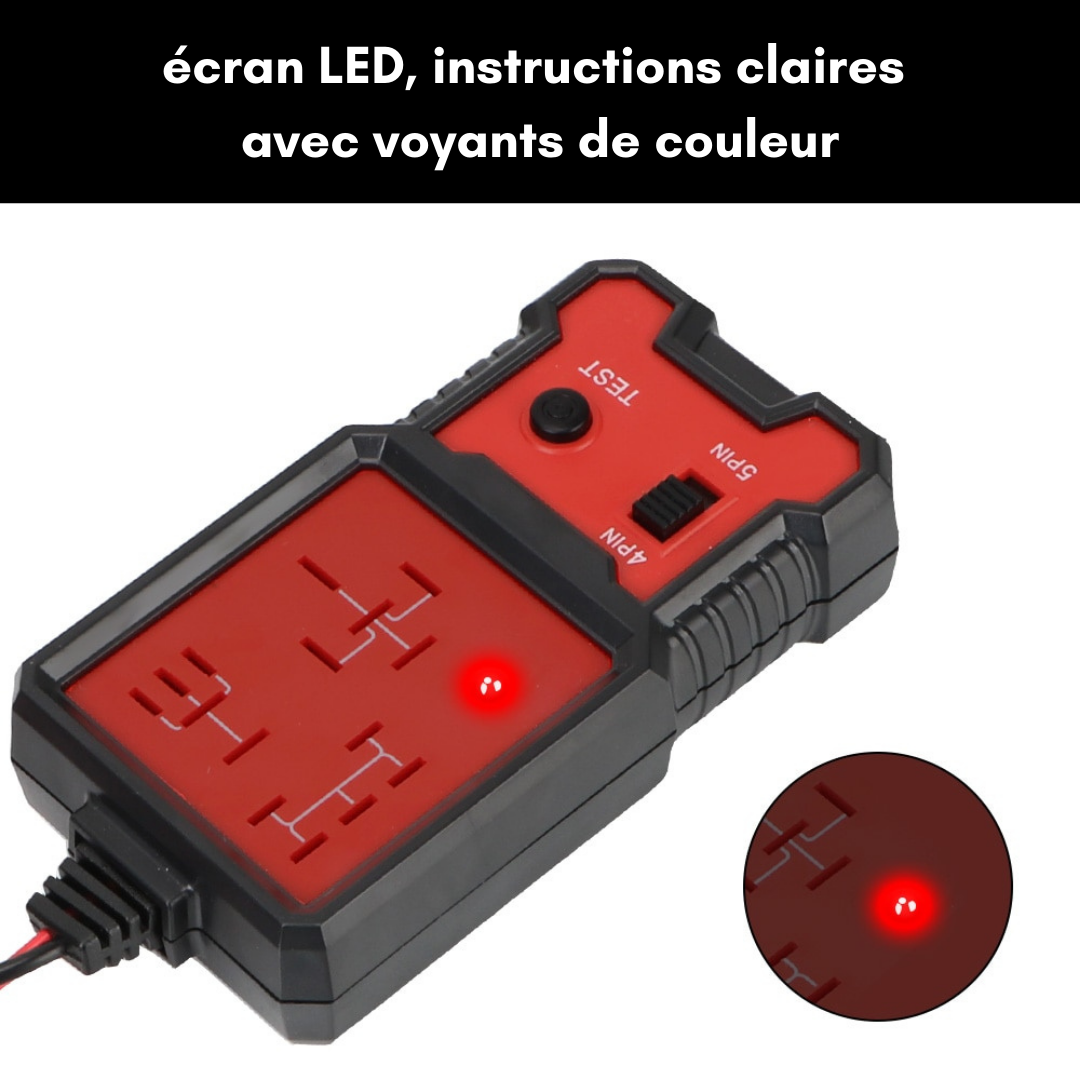 Testeur de Relais Automobile 12V/24V