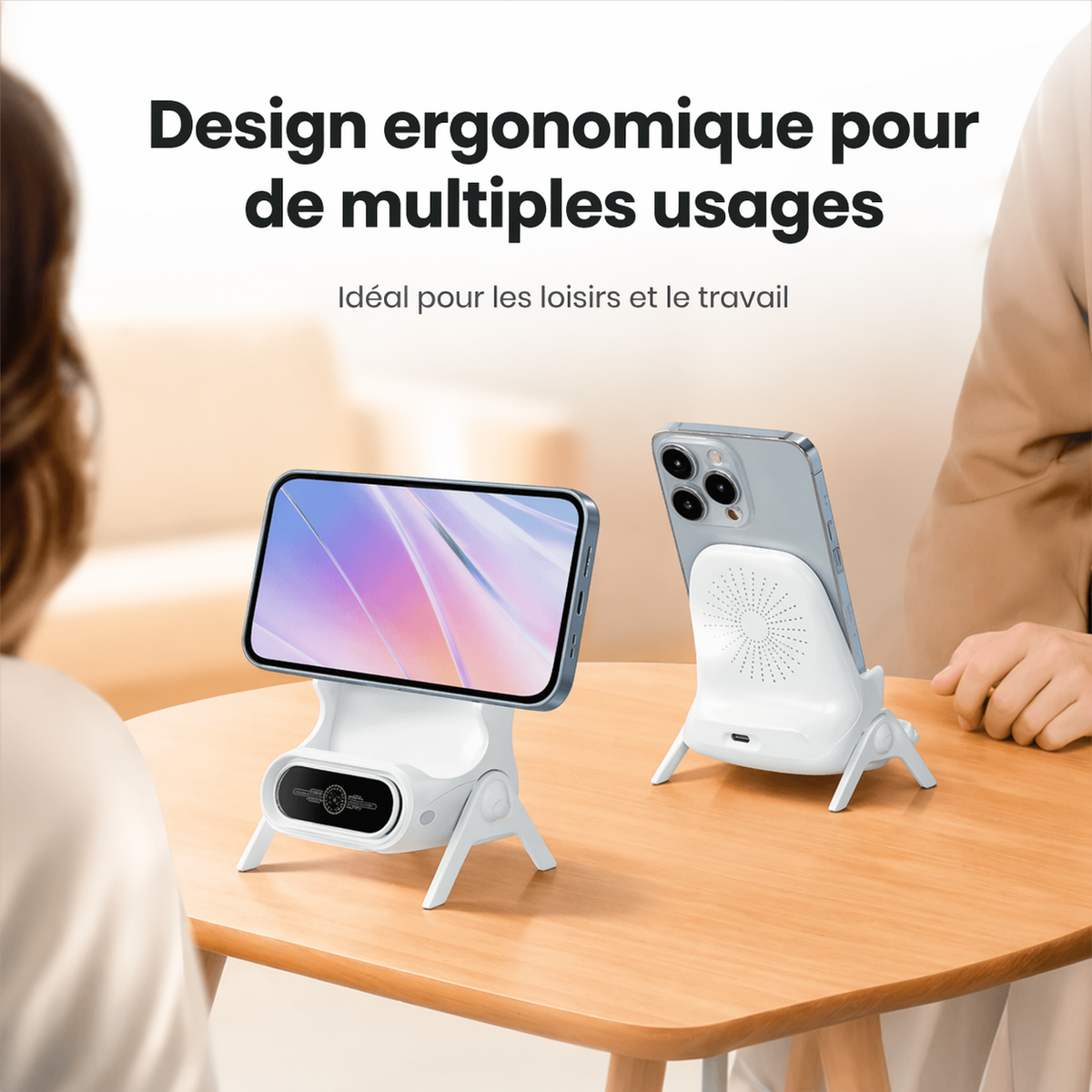 Support de Charge Sans Fil 3-en-1