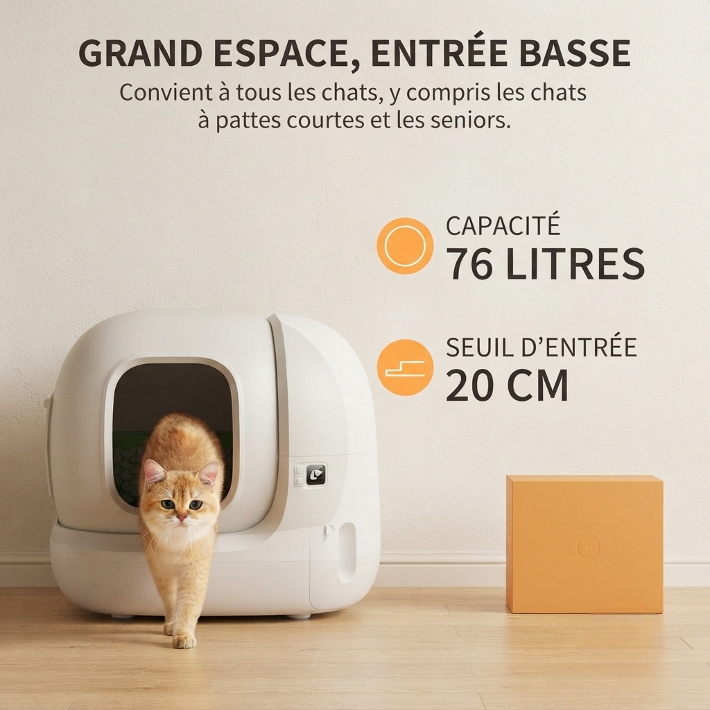 Litière Automatique Intelligente pour Chats