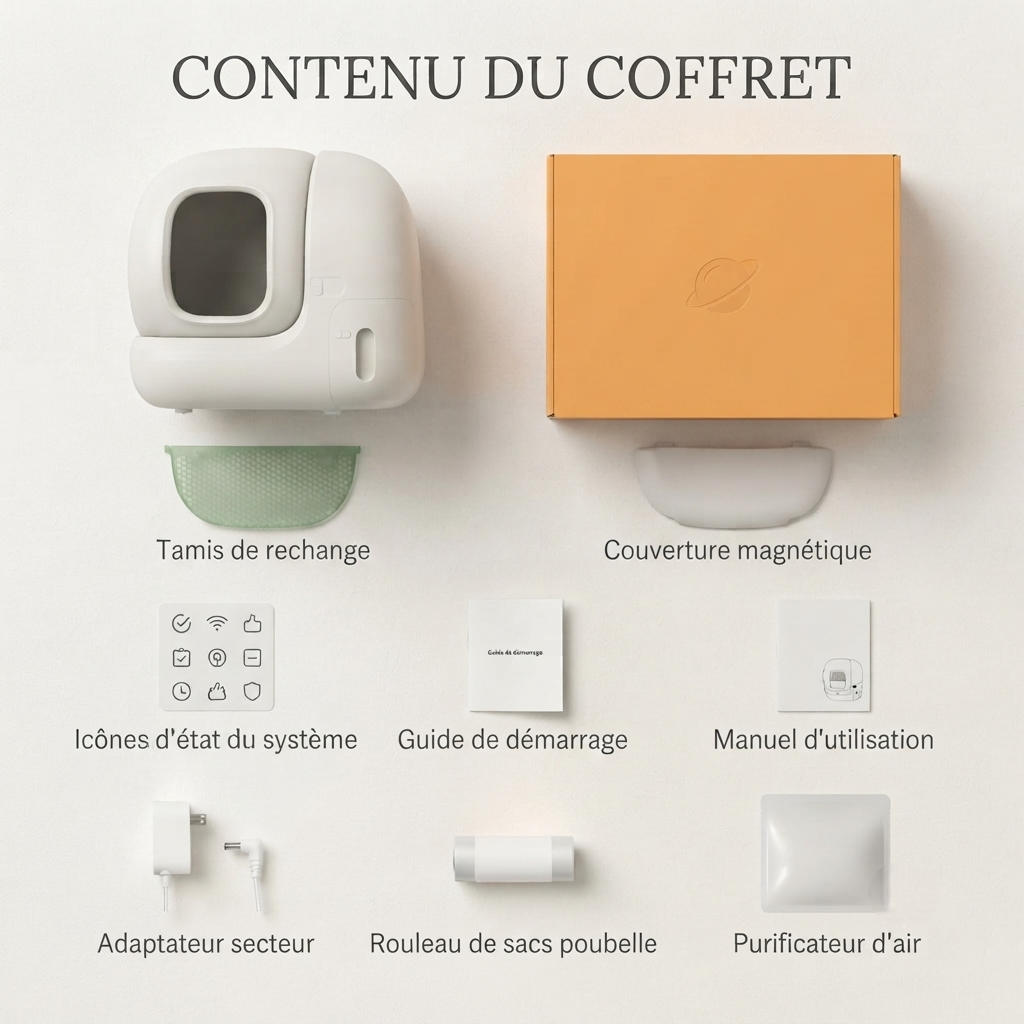 Litière Automatique Intelligente pour Chats