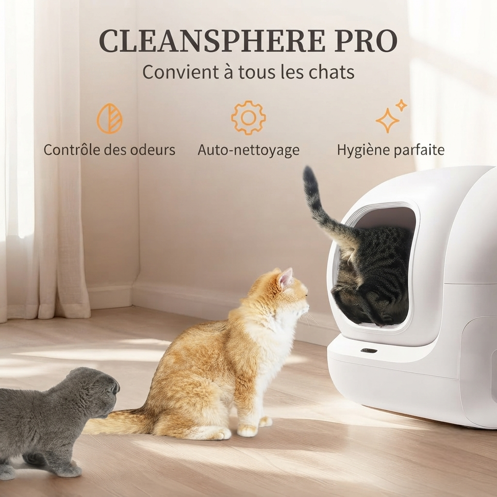 Litière Automatique Intelligente pour Chats