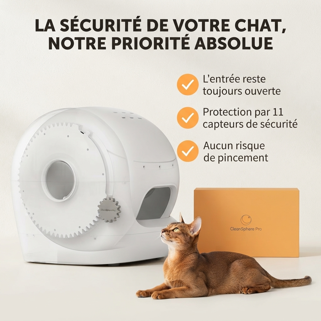 Litière Automatique Intelligente pour Chats