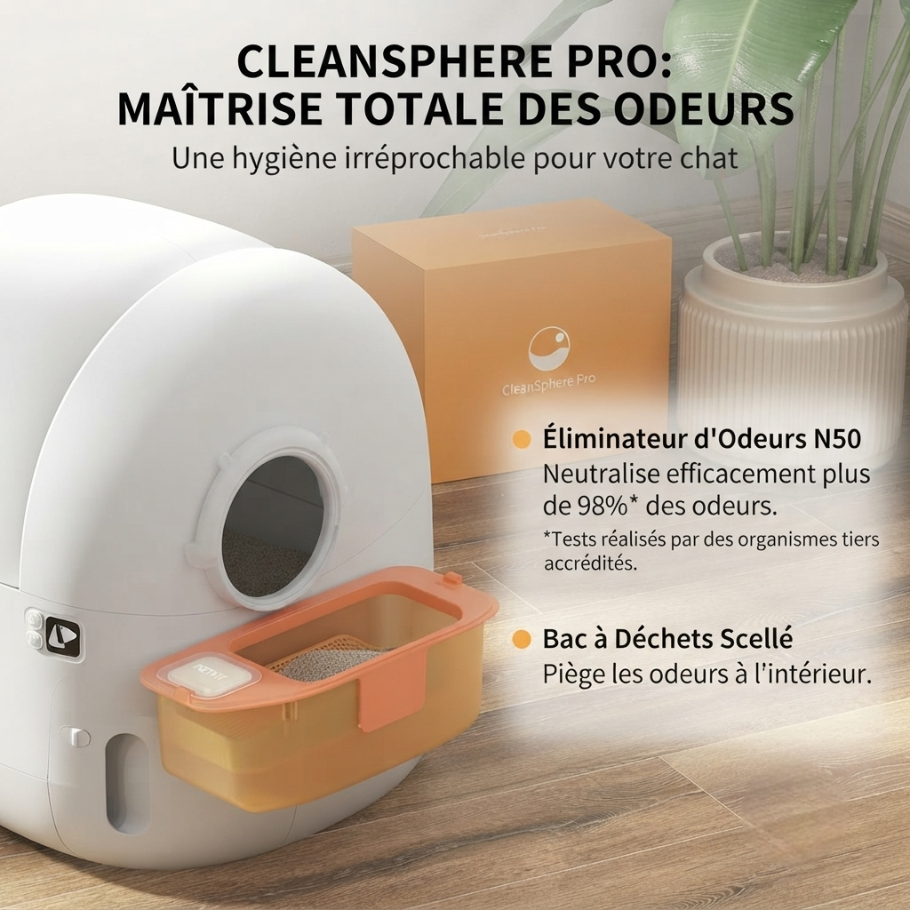 Litière Automatique Intelligente pour Chats