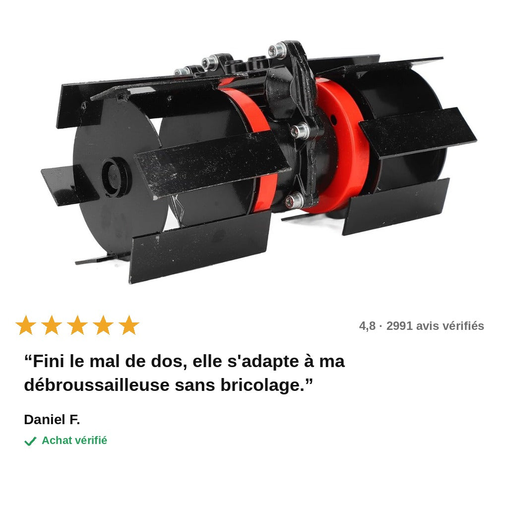 Roue de Désherbage Universelle pour Débroussailleuse