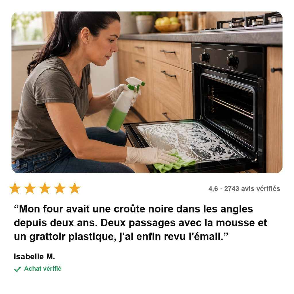 Nettoyant Mousse Four, Grill & Hotte