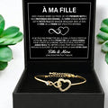 Bracelet Cœur Infini – Lien Mère-Fille