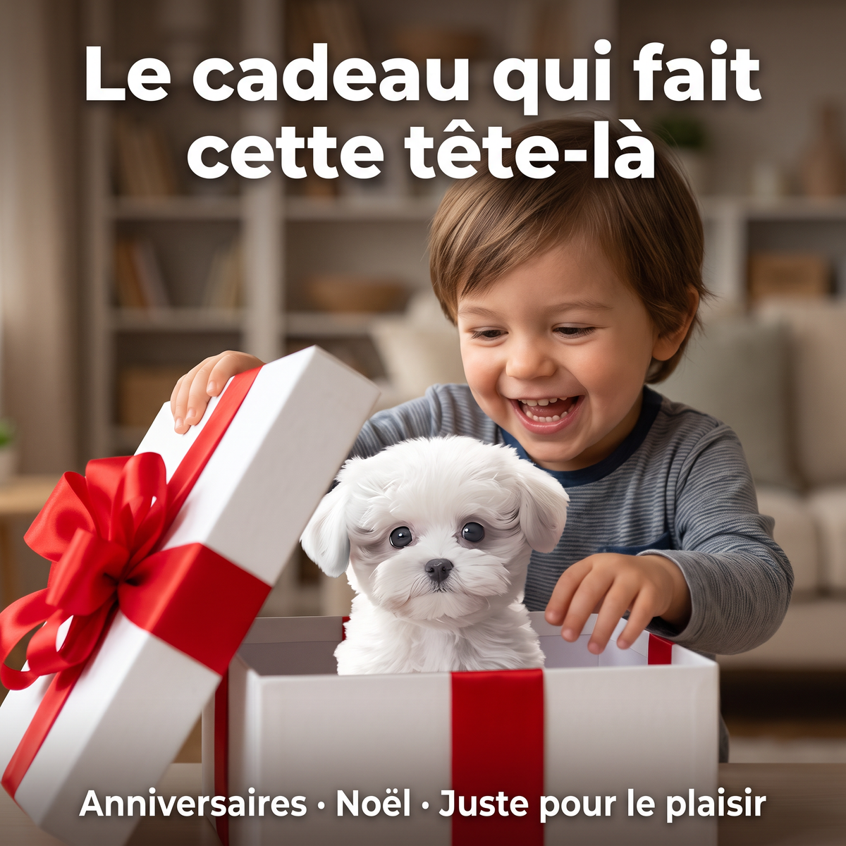 Chiot Robot Réaliste — Il marche, aboie et fait des câlins