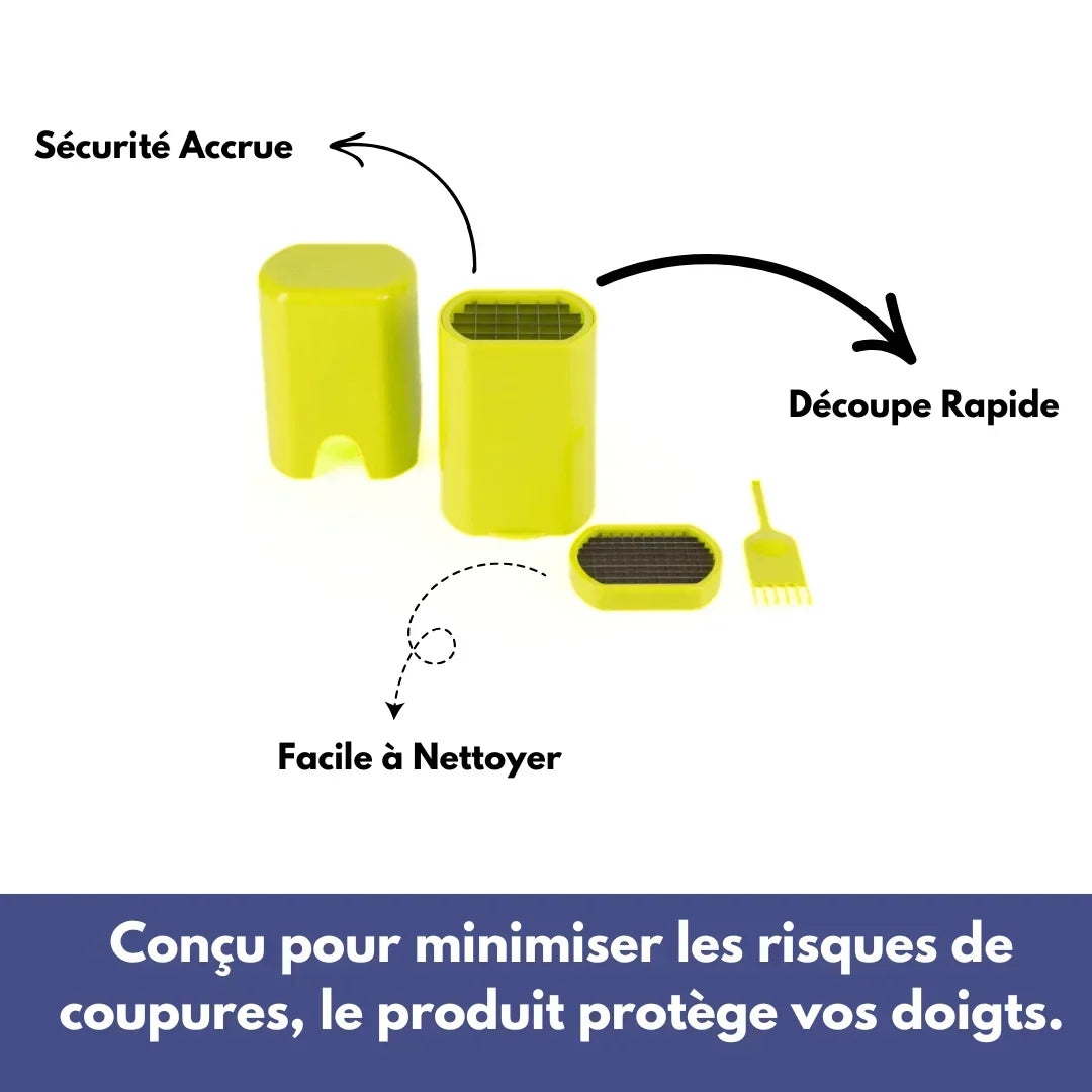 Découpeur Légumes - Rapide, Polyvalent, Sécuritaire