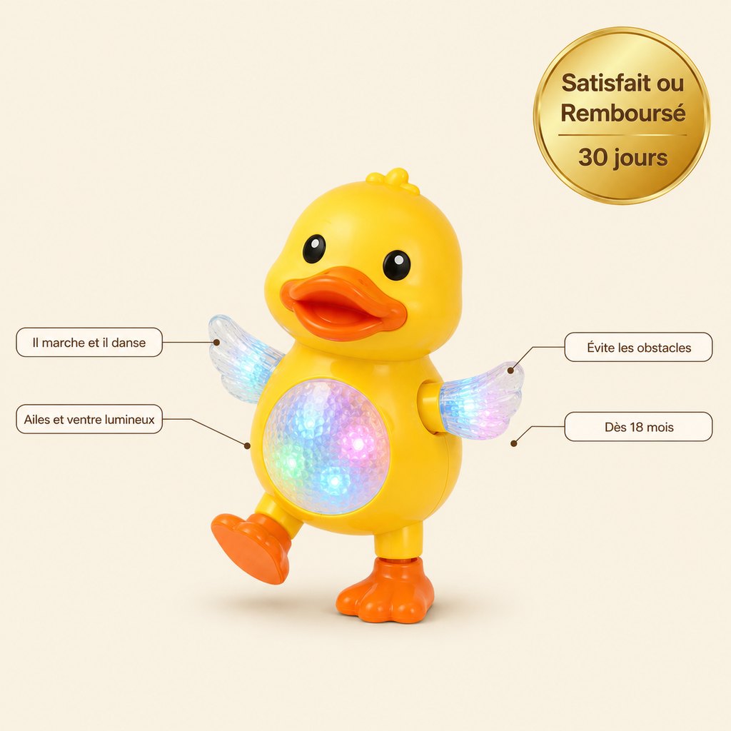 Canard Dansant Lumineux et Musical