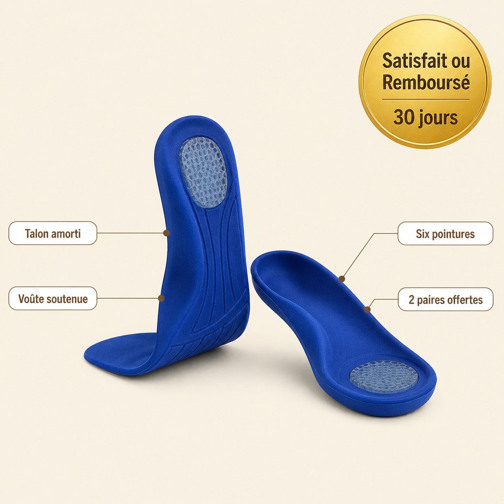 Semelles Orthopédiques Fasciite Plantaire