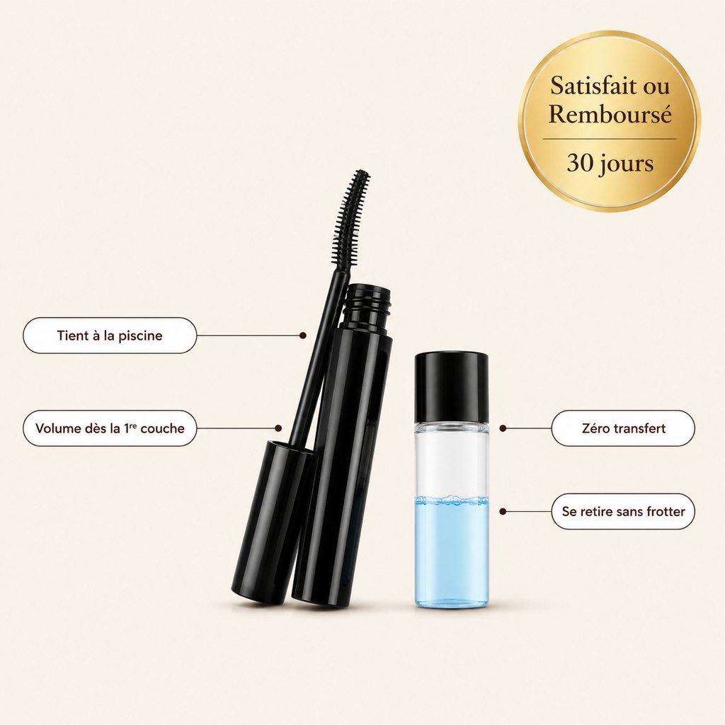 Mascara Waterproof Volume Longue Tenue