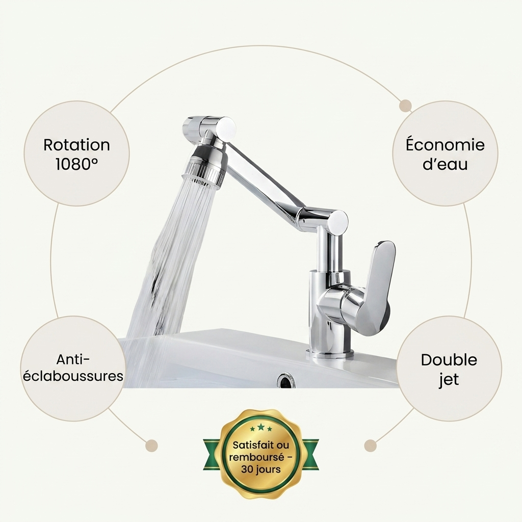 Tête de Robinet Pivotante