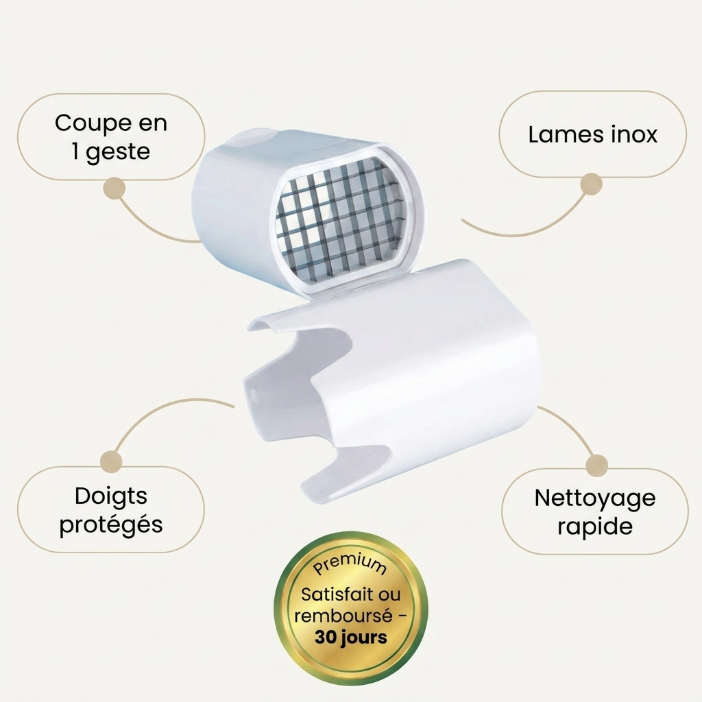 Découpeur Légumes - Rapide, Polyvalent, Sécuritaire