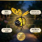 Lanterne Abeille Solaire Suspendue