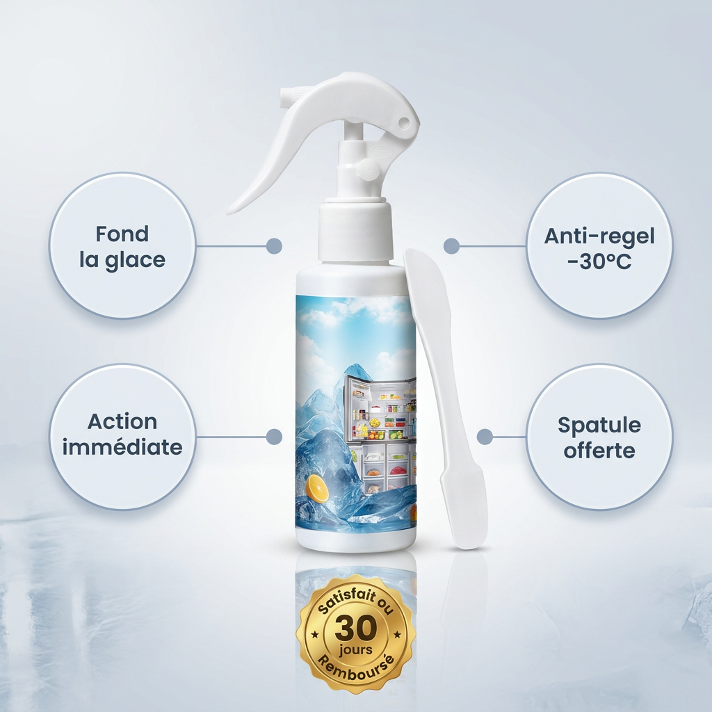 Spray Dégivrant Congélateur (Spatule Offerte)