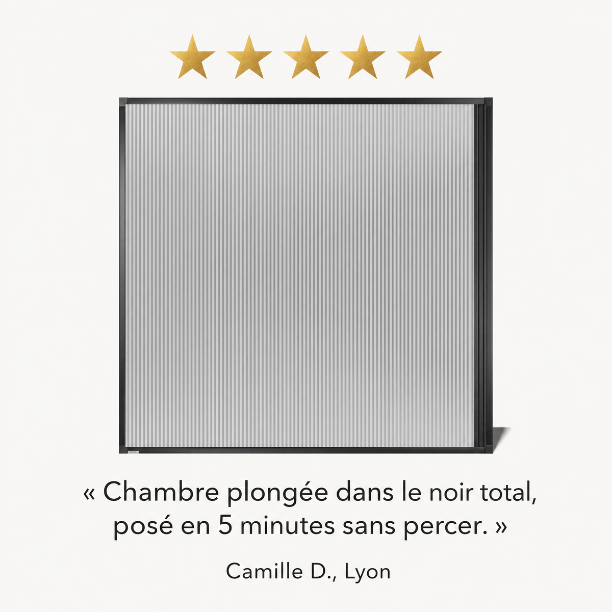 Store Occultant Total sans Perçage