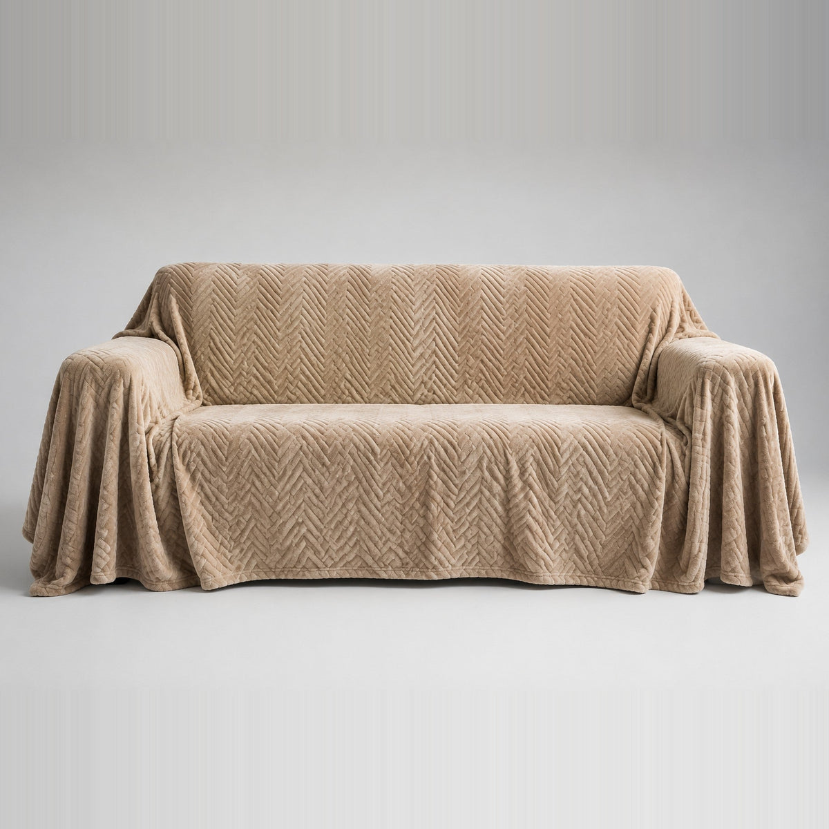 Housse de Canapé en Peluche Antidérapante