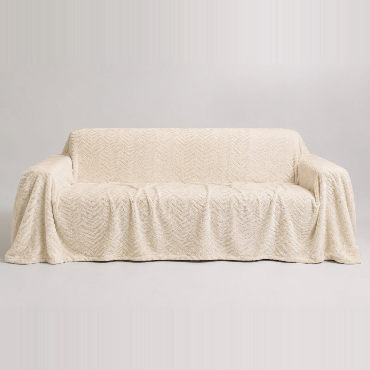 Housse de Canapé en Peluche Antidérapante