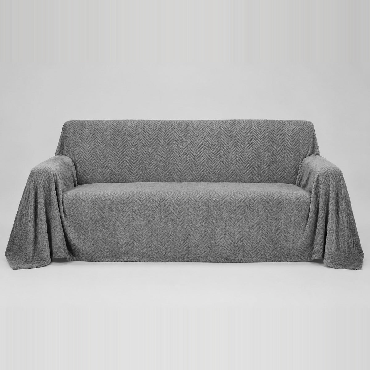 Housse de Canapé en Peluche Antidérapante