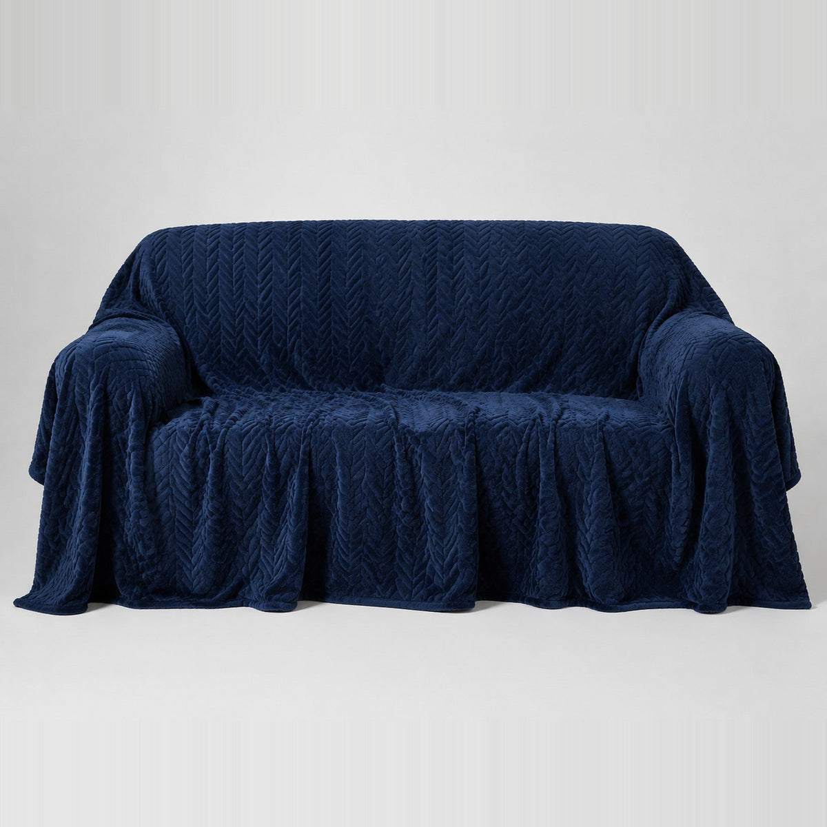 Housse de Canapé en Peluche Antidérapante