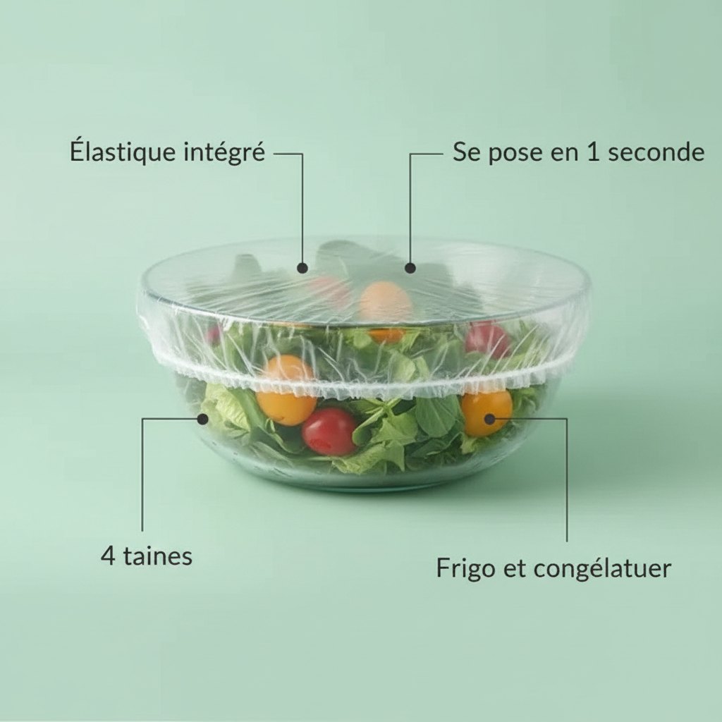 Housses Alimentaires Élastiques (lot de 100)