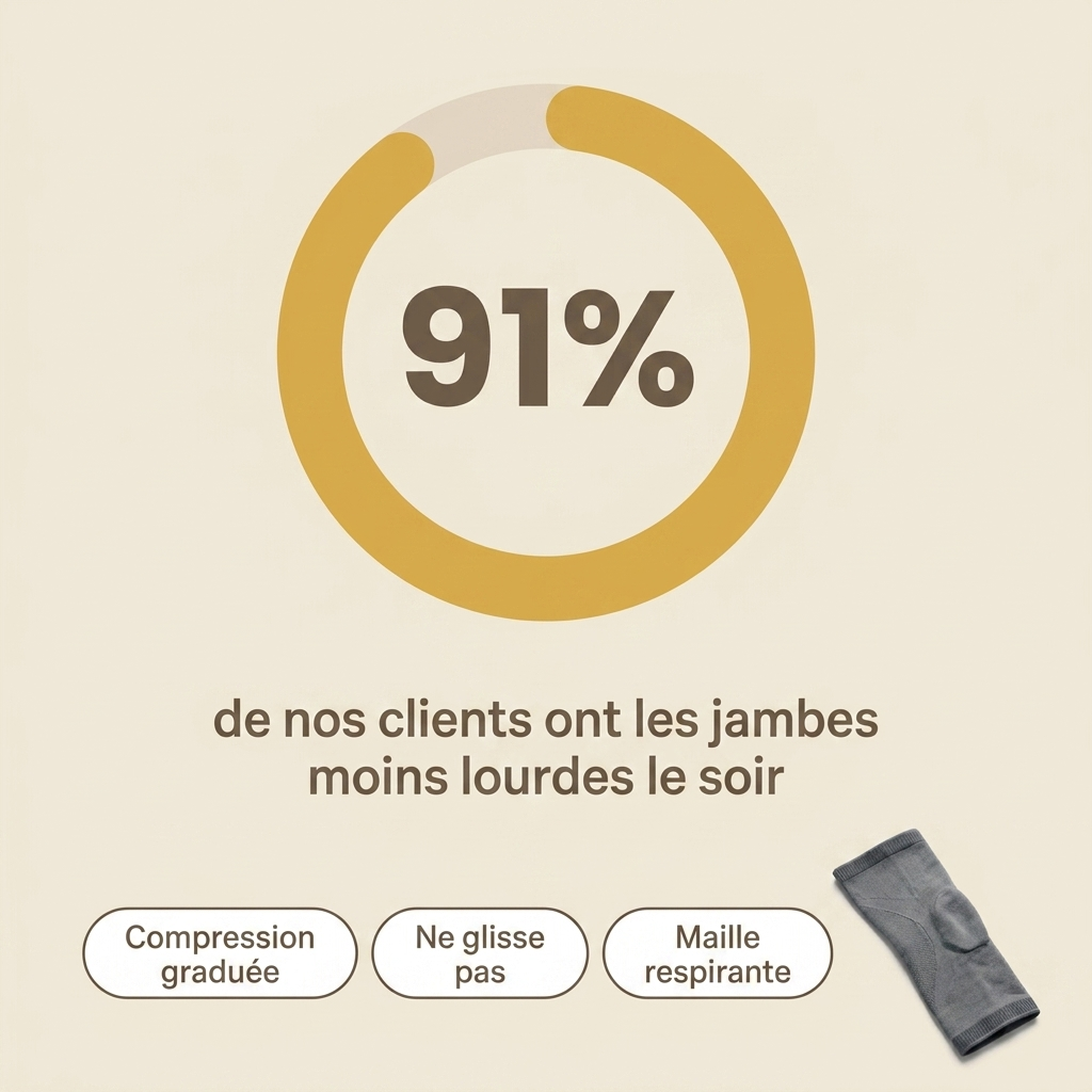 Manchon Compression Genou & Jambe