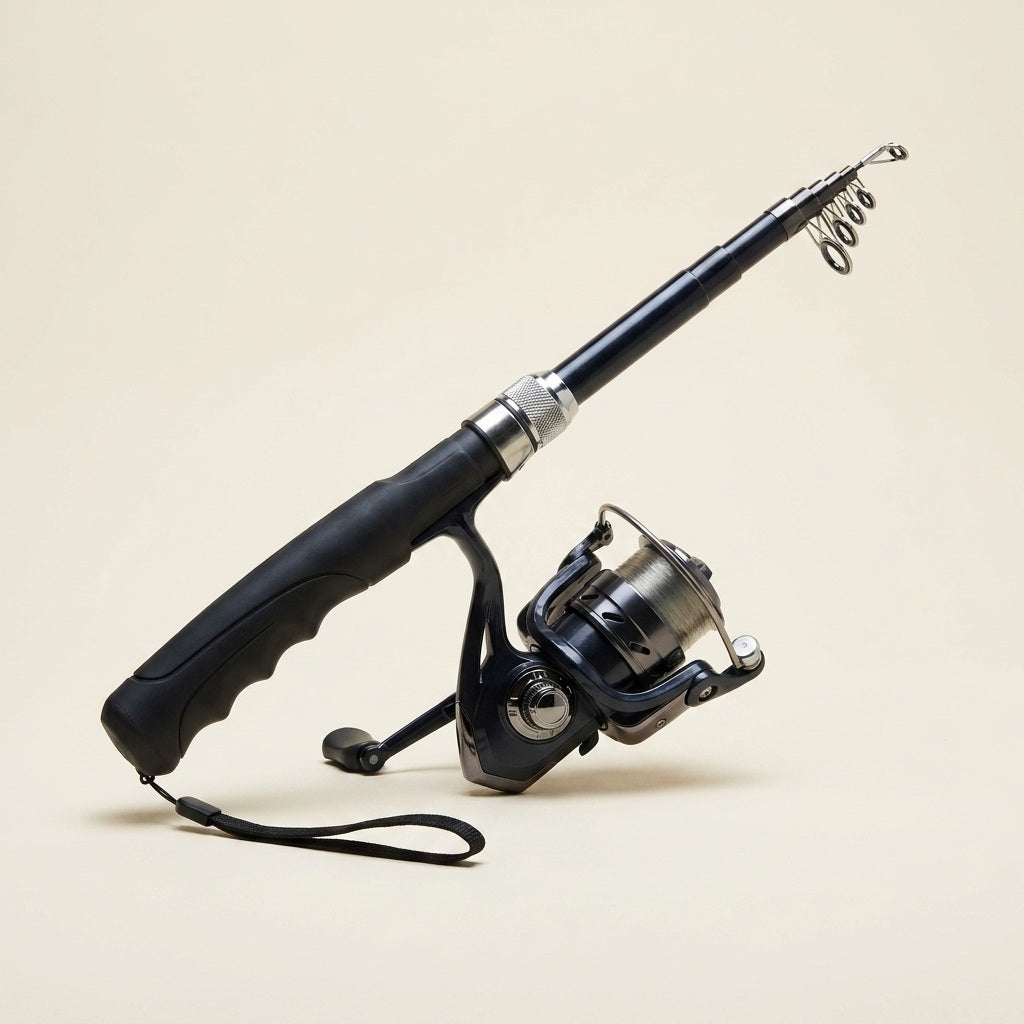 Ensemble Canne à Pêche Pliable