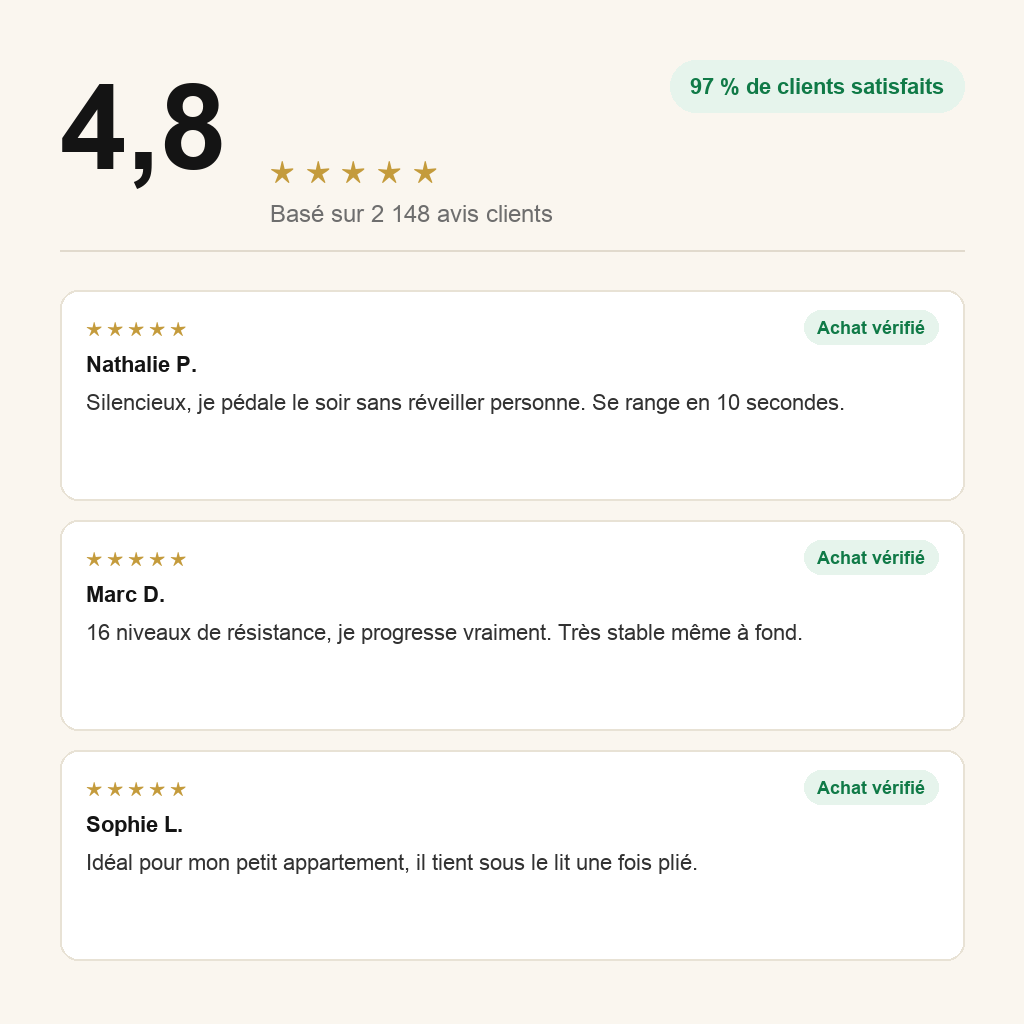 Vélo d'Appartement Magnétique Pliable