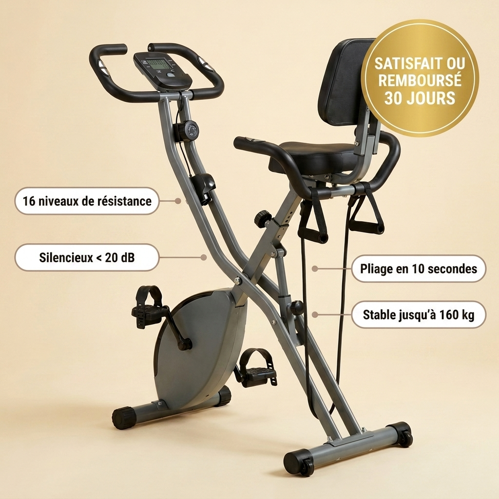 Vélo d'Appartement Magnétique Pliable