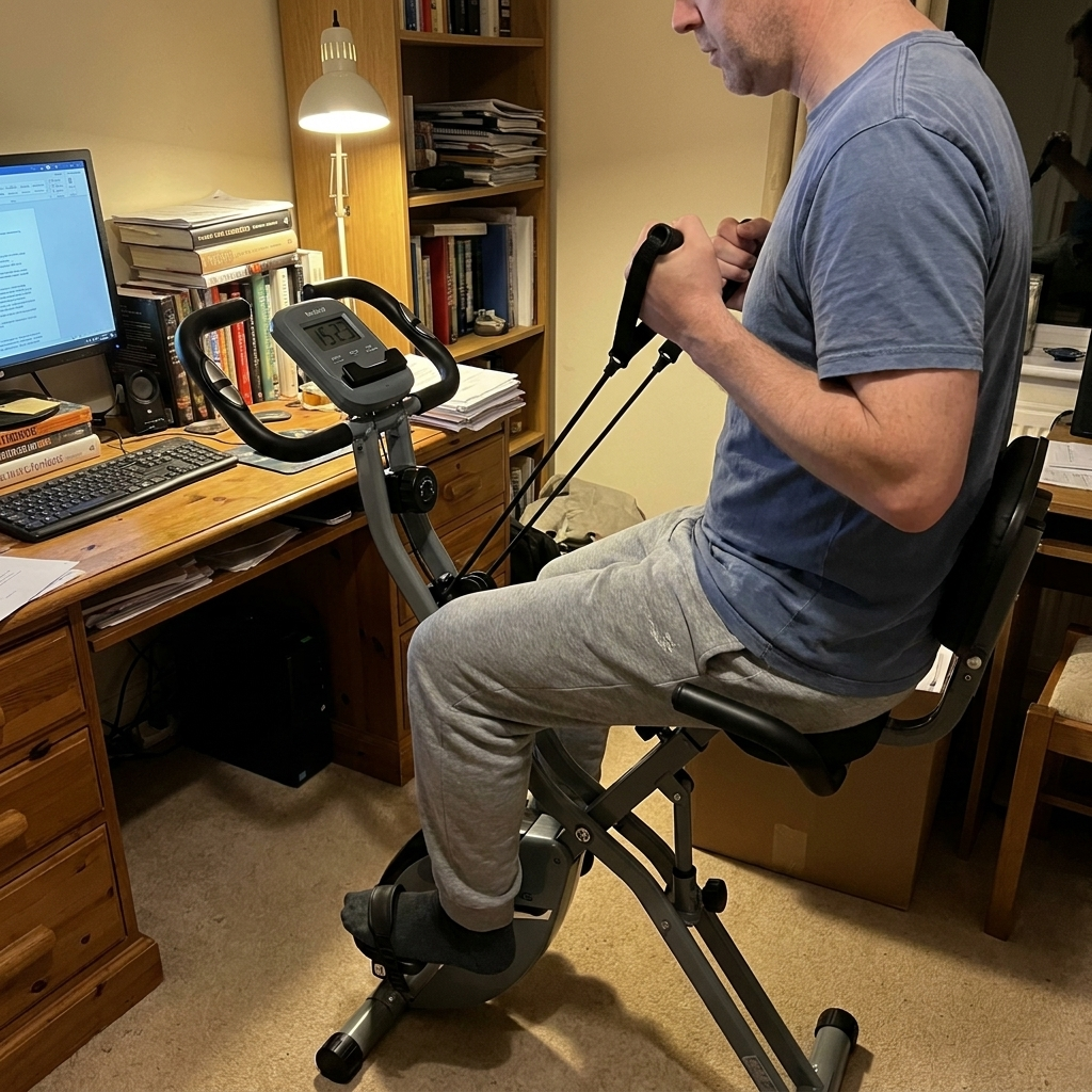 Vélo d'Appartement Magnétique Pliable
