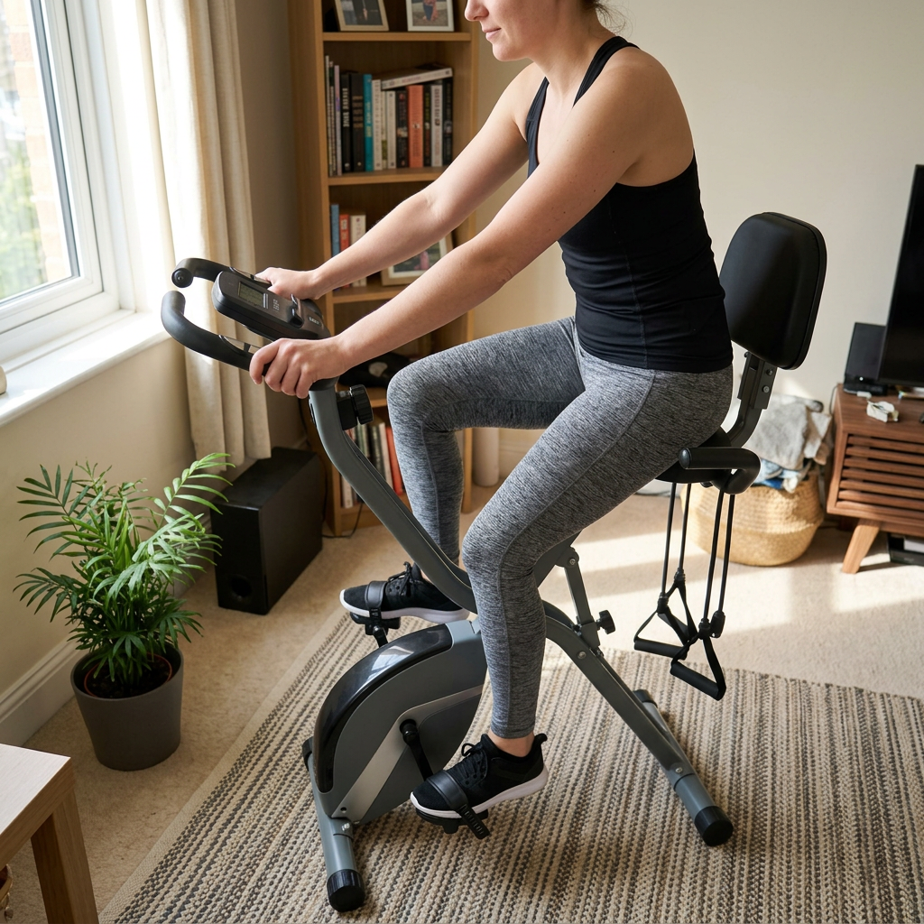 Vélo d'Appartement Magnétique Pliable