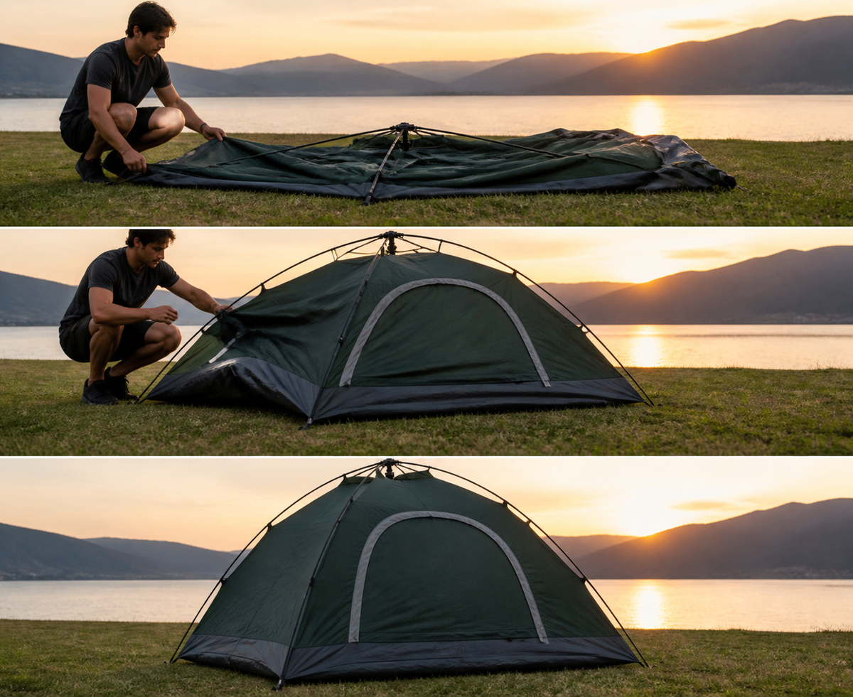 Tente de Camping Pop-Up 3 Secondes