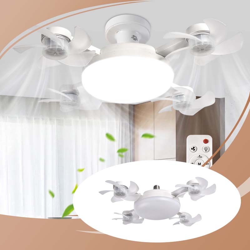 Ventilateur de Plafond LED à Pales Pliables