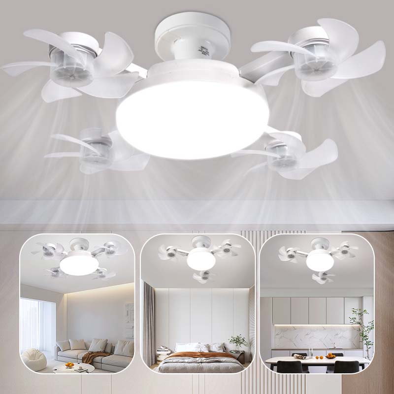 Ventilateur de Plafond LED à Pales Pliables