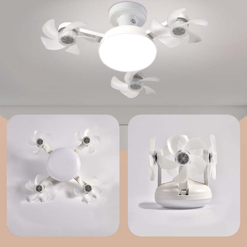 Ventilateur de Plafond LED à Pales Pliables