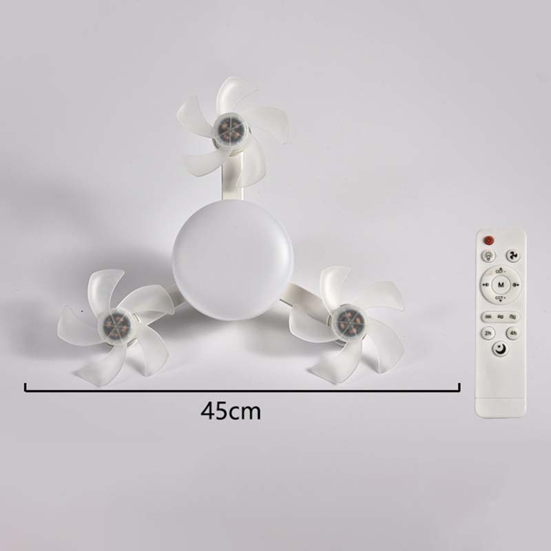 Ventilateur de Plafond LED à Pales Pliables