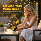 Lanterne Abeille Solaire Suspendue
