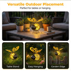 Lanterne Abeille Solaire Suspendue