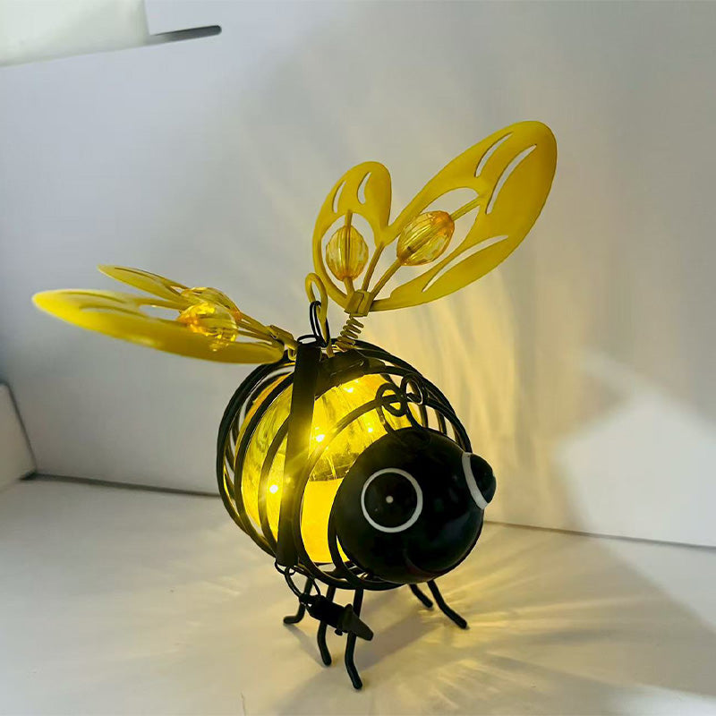 Lanterne Abeille Solaire Suspendue