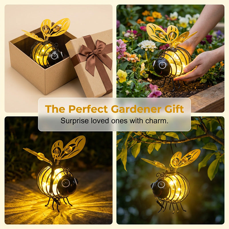 Lanterne Abeille Solaire Suspendue