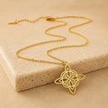 Pendentif Nœud de Sorcière – Protection en Acier Inoxydable