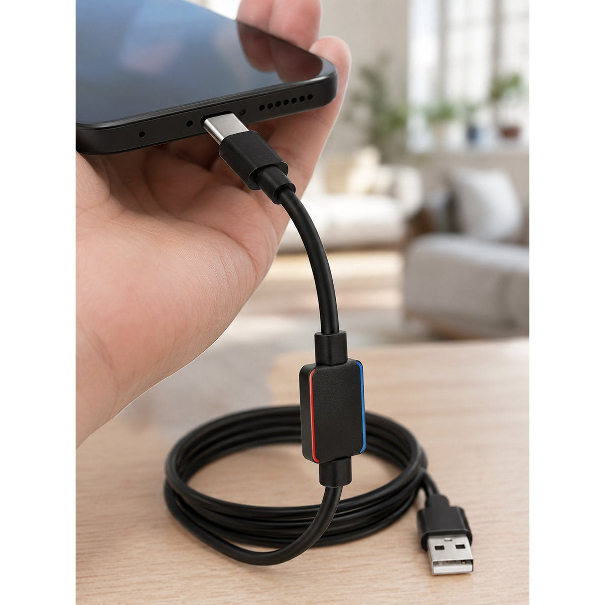 Câble USB-C vers HDMI 4K@60Hz avec Charge PD 100W