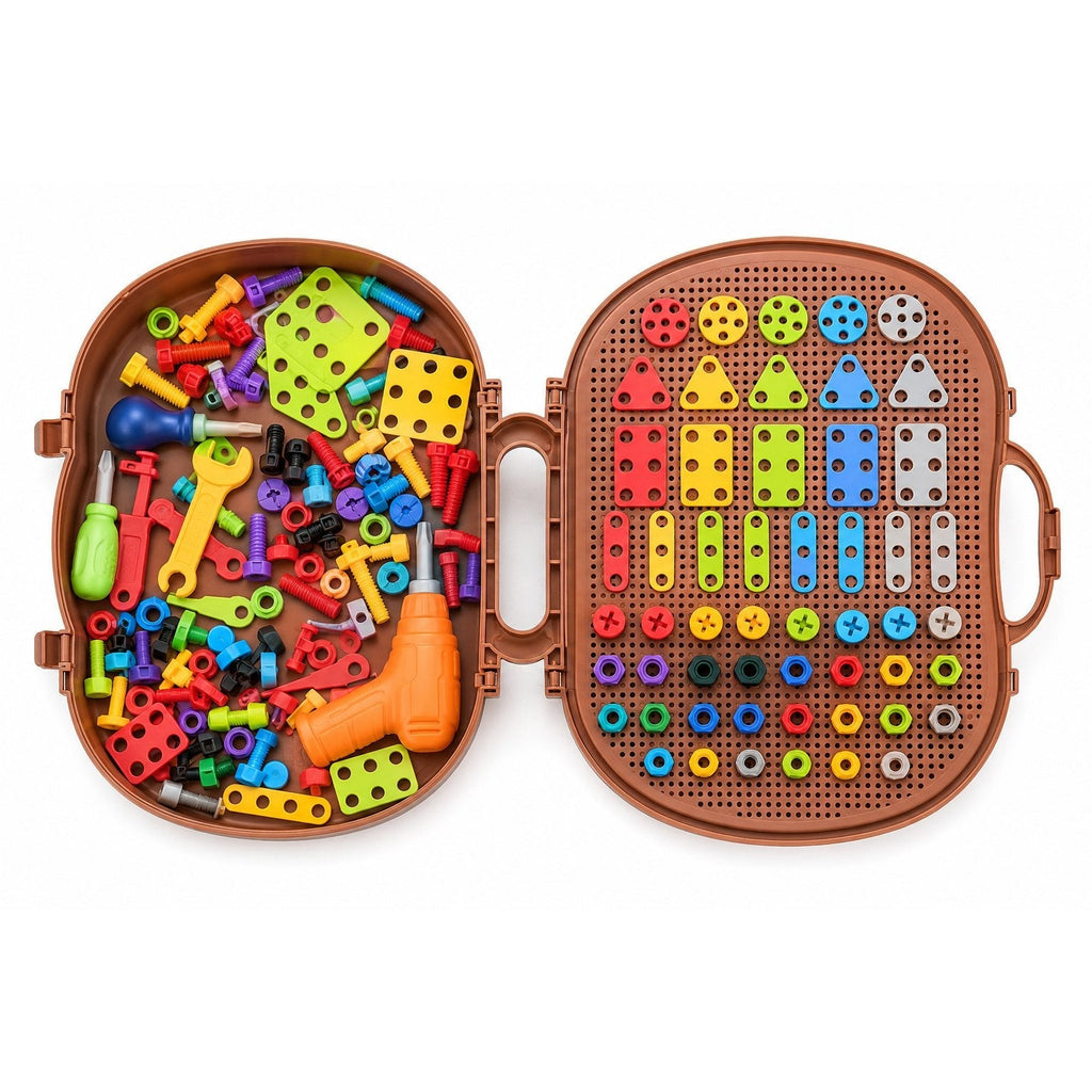 Mallette de Perçage Montessori — 204 pièces