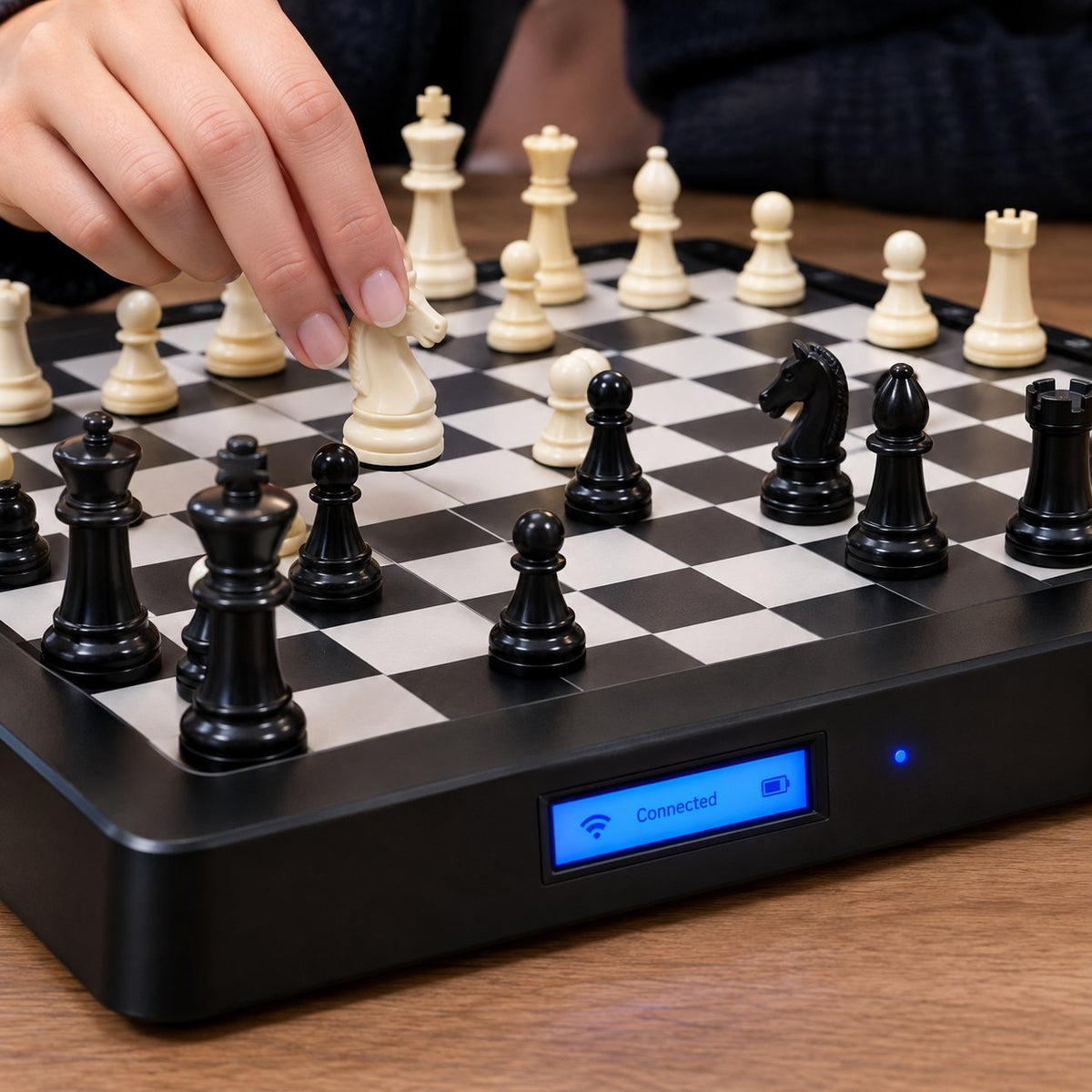 Échiquier Intelligent — Plateau Connecté & Pièces Premium