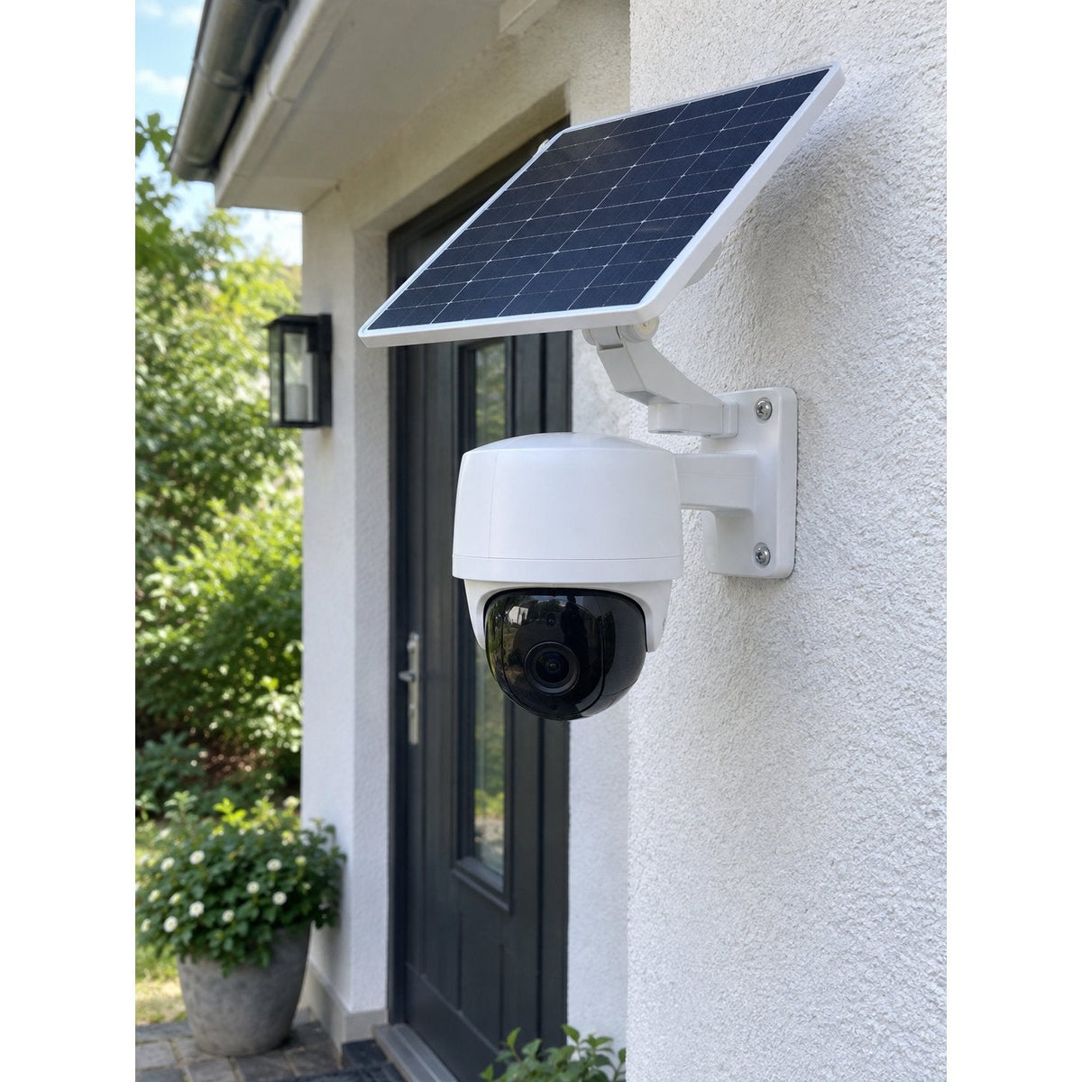 Caméra de surveillance solaire sans fil WiFi extérieure