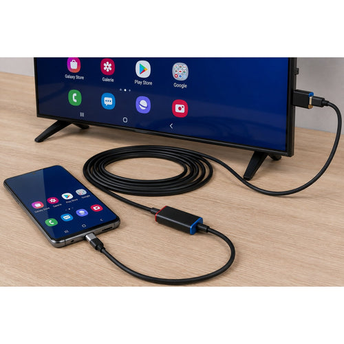 Câble USB-C vers HDMI 4K@60Hz avec Charge PD 100W